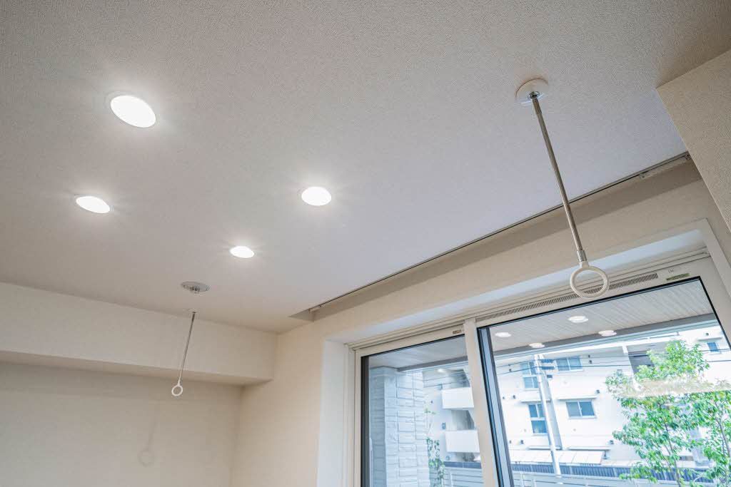 その他設備　室内物干し