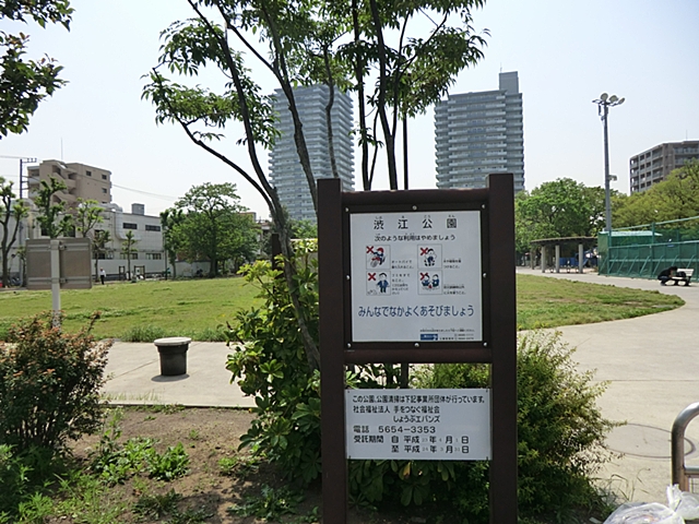 公園　渋江公園（公園）まで540m