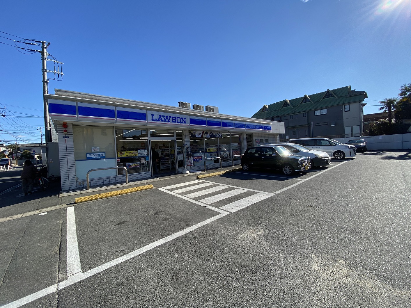 コンビニ　ローソン市川行徳橋店（コンビニ）まで316m