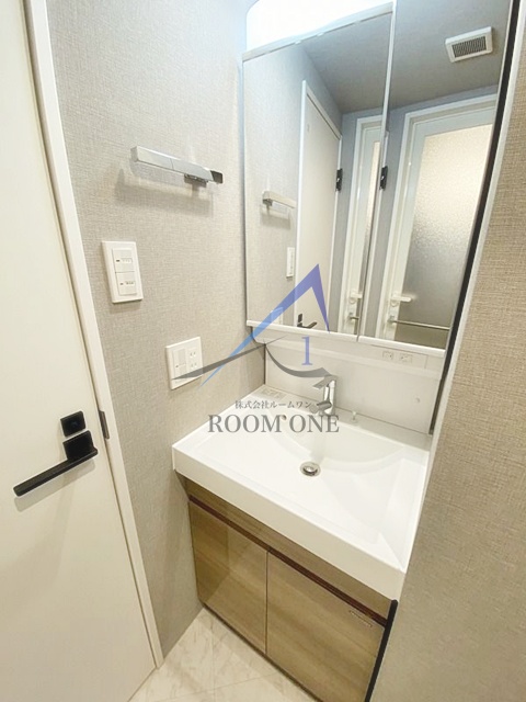 洗面設備　洗面台です。