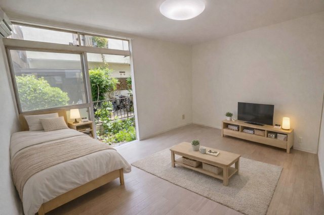 居室・リビング　家具配置イメージ画像です。