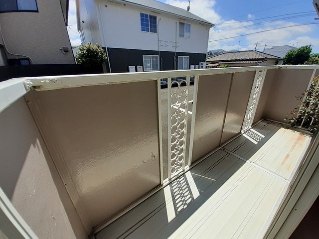 バルコニー　バルコニーがあります