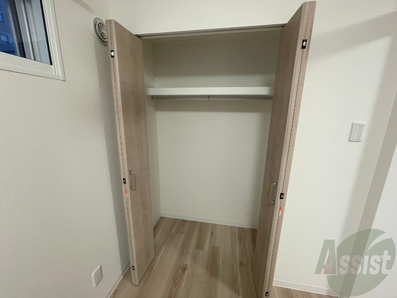 収納　クローゼットがありました。お洋服や荷物はここへ