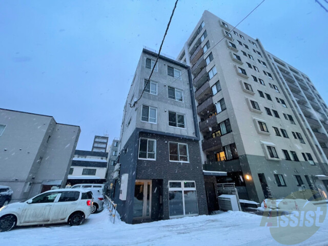 建物外観　札幌市中央区南２条「ベルヴィル」