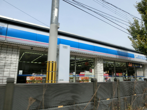 コンビニ　ローソン 国道西野店（コンビニ）まで638m