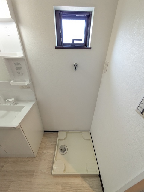 洗面設備　※建築中の写真です※２０２６年３月撮影