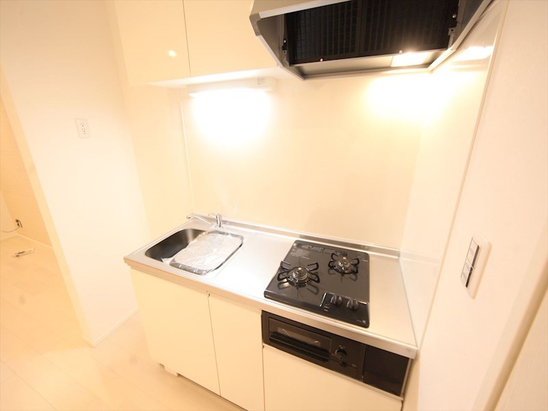 キッチン　システムキッチン（ガス2口コンロ付）　イメージ写真