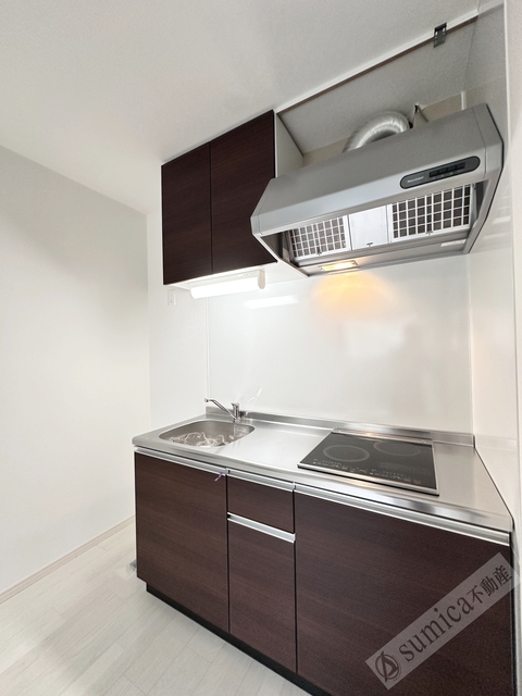 キッチン　ＩＨ２口コンロ完備♪