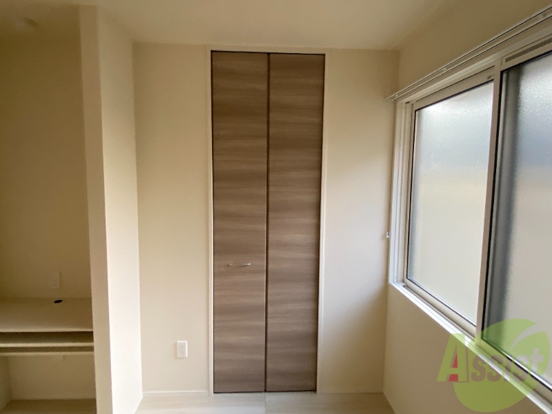 収納　洋室には、広々としたクローゼットがあります。