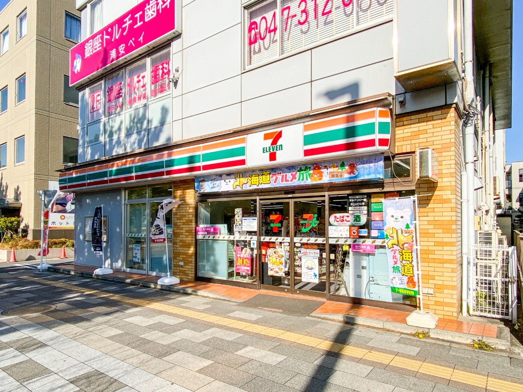 コンビニ　セブンイレブン浦安入船4丁目店（コンビニ）まで369m