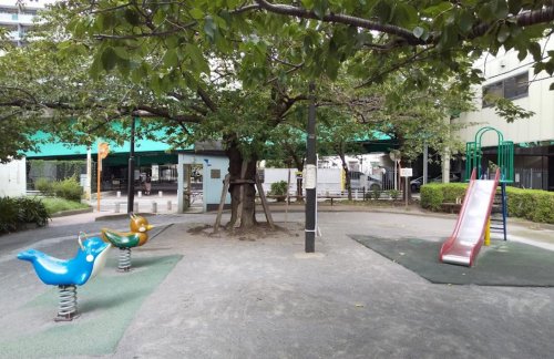 公園　月島二丁目児童遊園（公園）まで600m