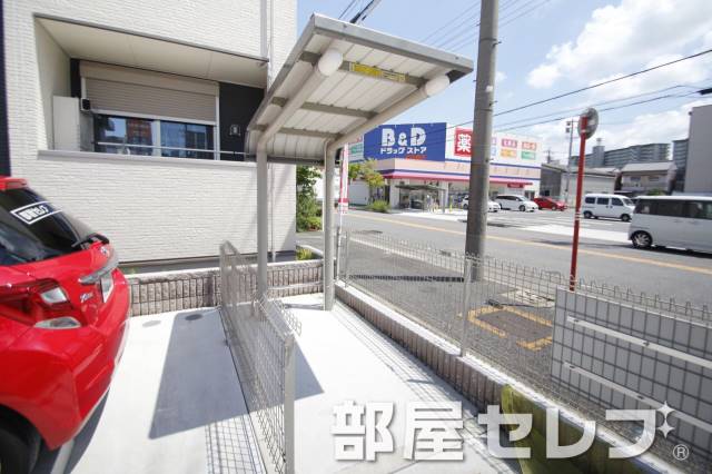 眺望　駐輪場。