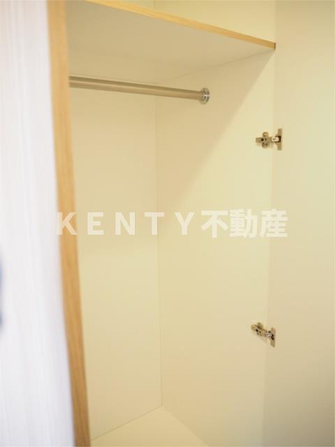 収納　たっぷりとした収納スペースです