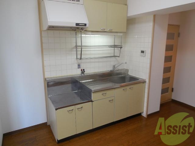 キッチン　お好きなコンロが置けます３つ口でも２つ口でもＯＫ