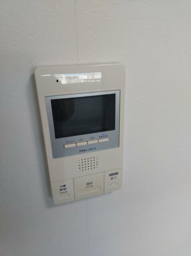 セキュリティ　モニター付きインターホンです