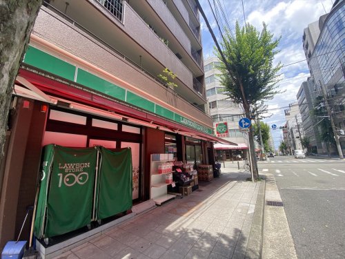 コンビニ　ローソンストア100 LS内平野店（コンビニ）まで100m