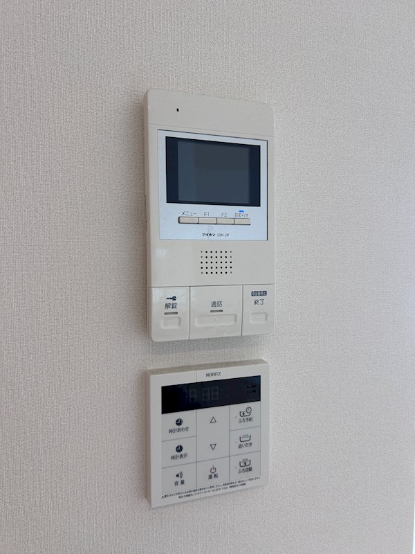 セキュリティ　モニターインターホン付きで来客時も安心です！