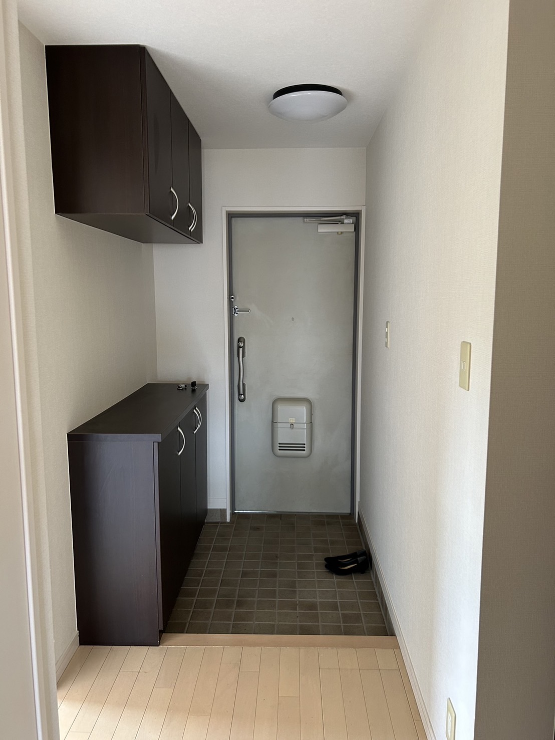 玄関　201号の写真です。