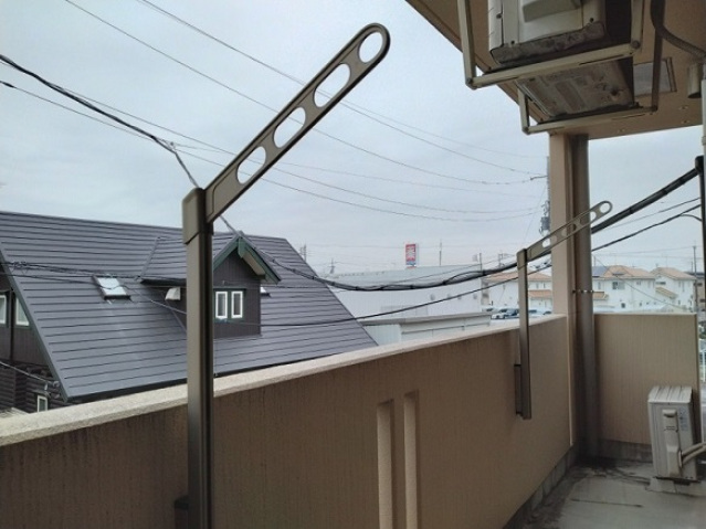 バルコニー　南面バルコニー。