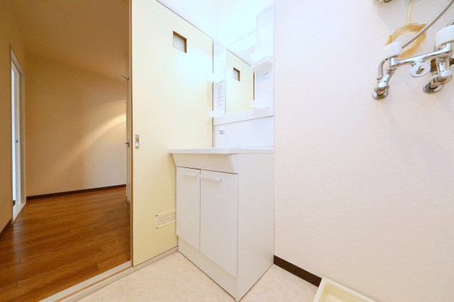 洗面設備　シャンプードレッサー完備しています♪