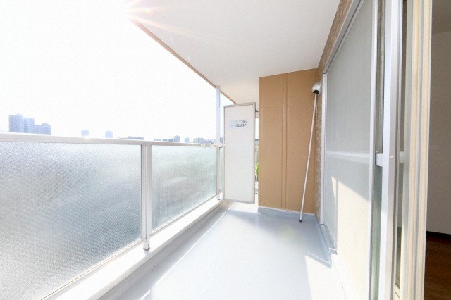 バルコニー　広々バルコニー付きです♪