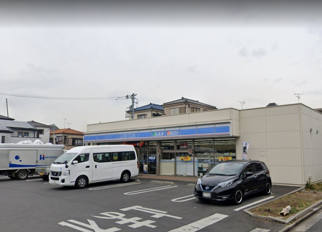 コンビニ　ローソン 東小岩一丁目店（コンビニ）まで445m