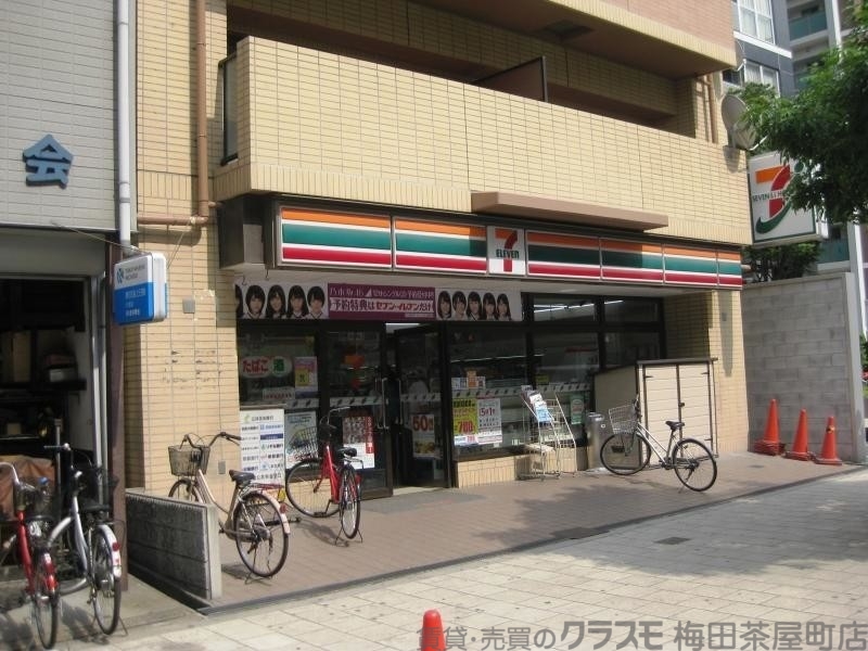 コンビニ　セブンイレブン　大阪天神橋6丁目店（コンビニ）まで606m