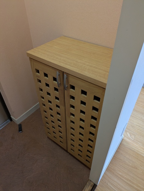 玄関　シューズボックスのある玄関です。