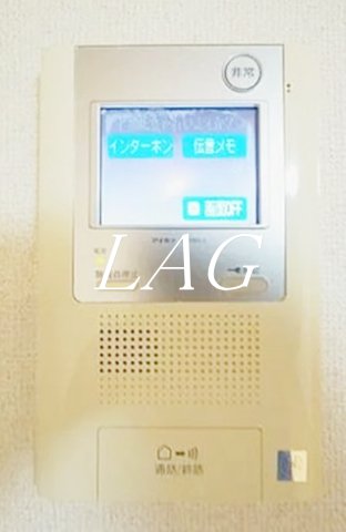 セキュリティ　モニター付きインターホンです。