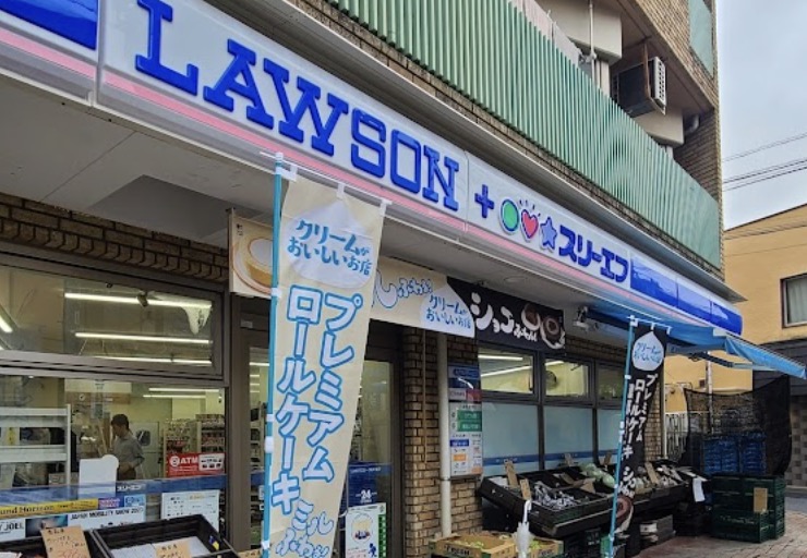 コンビニ　ローソン・スリーエフ松陰神社駅前店（コンビニ）まで198m