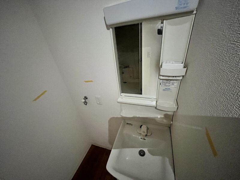 洗面設備　使いやすい洗面所です