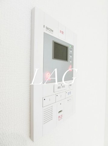セキュリティ　モニター付きインターフォンです。