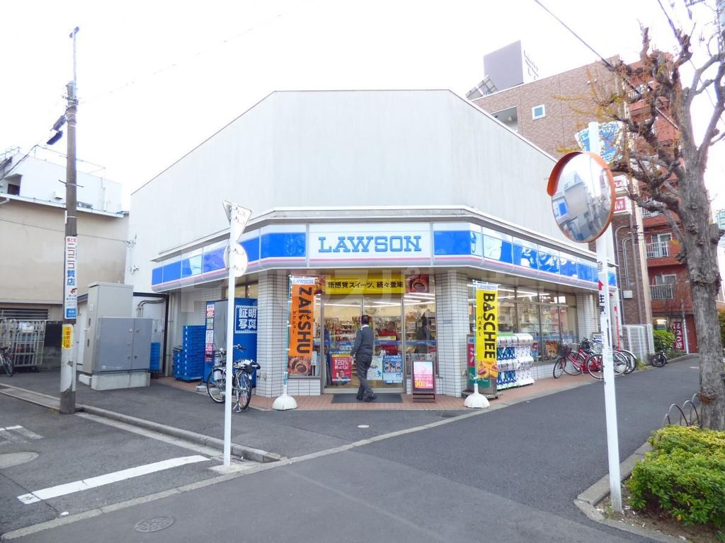 コンビニ　ローソン　東尾久5丁目店（コンビニ）まで210m