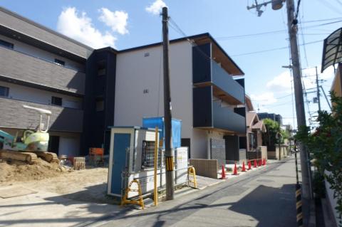 キッチン　建築中