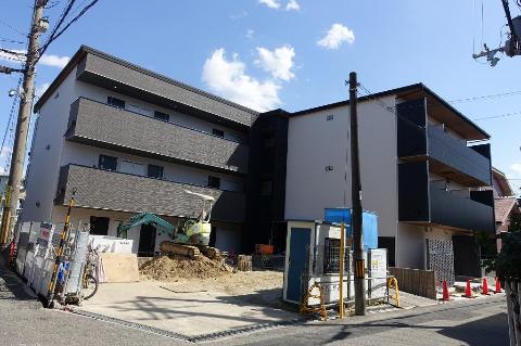 洗面設備　建築中