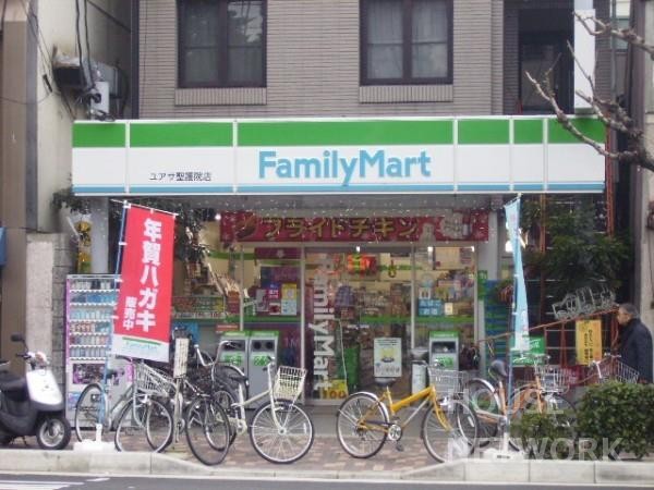 コンビニ　ファミリーマートユアサ聖護院店（コンビニ）まで407m