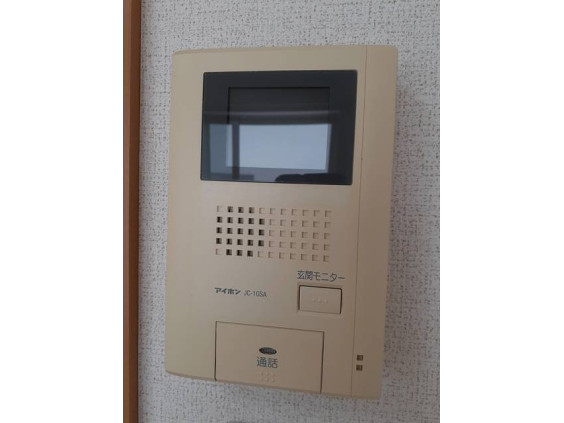 セキュリティ　モニター付きインターホン