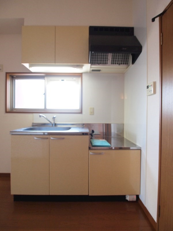 キッチン　1DKタイプはキッチンが広いのが良いですね。