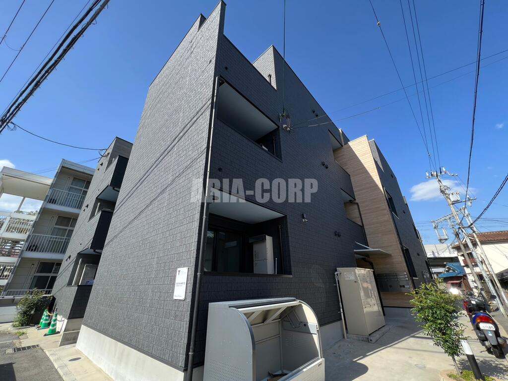 建物外観　2020年完成、大手ハウスメーカー施工デザイナーズアパート！