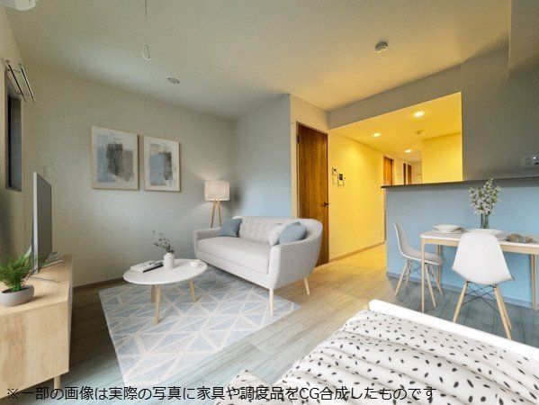居室・リビング　※一部の画像は実際の写真に家具や調度品をCG合成したものです