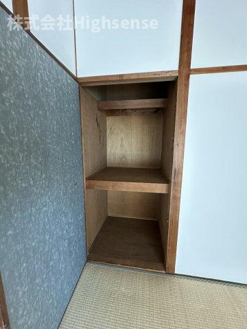 収納　ちょっとした収納スペースも充実しています