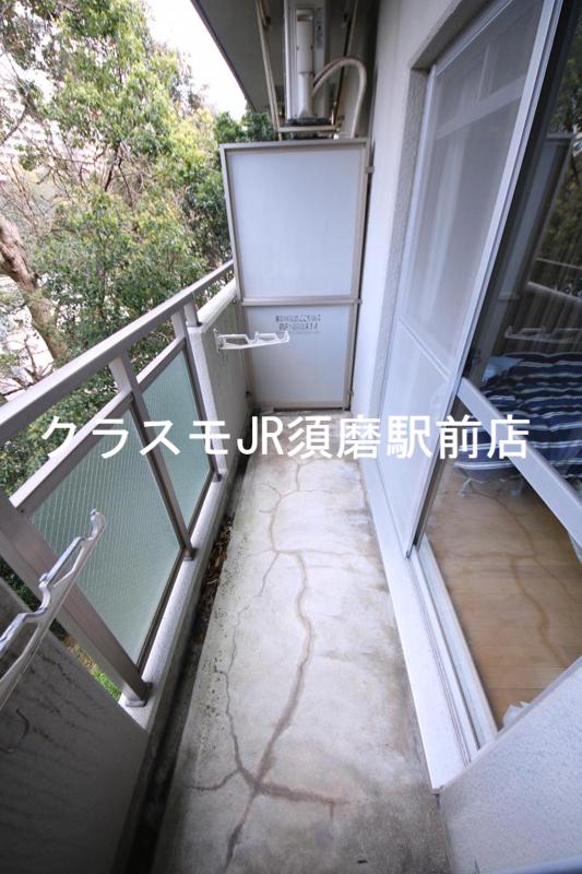 バルコニー　モデルルームの写真です。