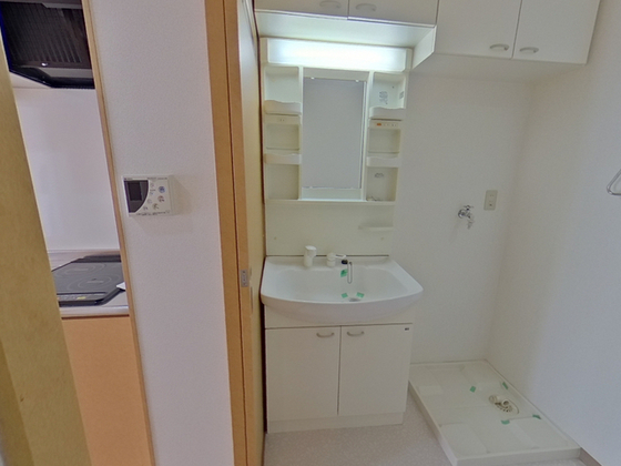 洗面設備　※別号室の写真を使用しております。