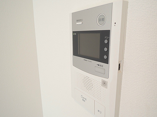 セキュリティ　モニター付きインターホンです