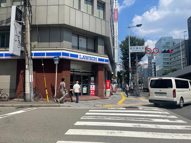 コンビニ　ローソン西天満六丁目店（コンビニ）まで253m