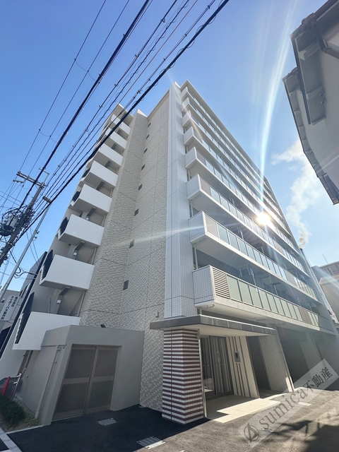 建物外観　最寄り駅まで徒歩８分の立地です♪