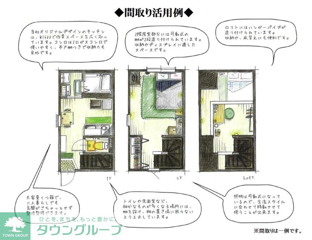 その他　間取り活用例です！