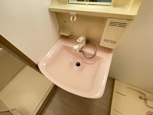 洗面設備　独立洗面所があり便利ですね