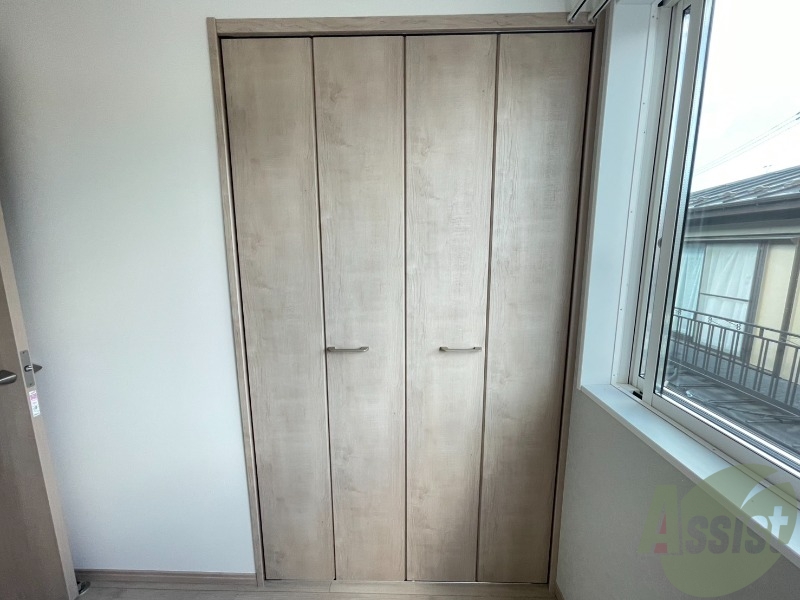収納　ここに収納があります。収納があると部屋が広く使えます。