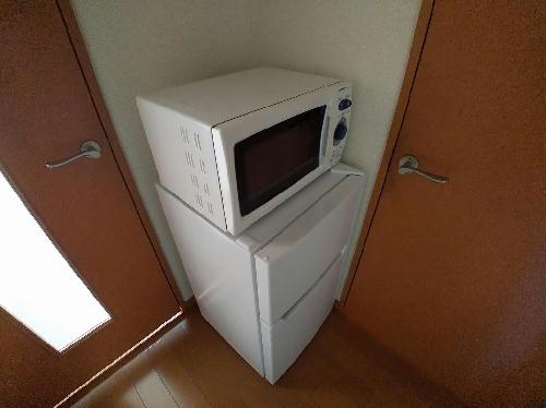 その他設備　レンジと冷蔵庫